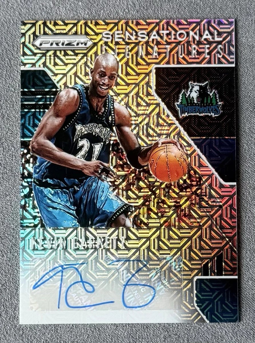 Kevin Garnett Original Autographed Basketball Trading Cards