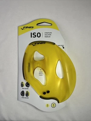 FINIS Iso Paletas de Entrenamiento de Natación (Amarillo) Entrenador Técnica de Carrera Foto 1 de 2