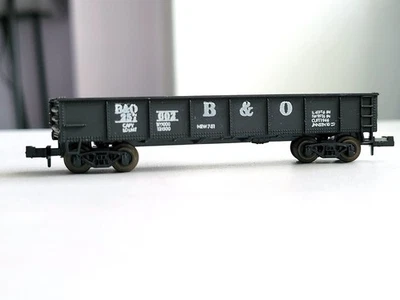 N Scale Aurora Postage Stamp 4882 B&O 40' Gondola w/ Case - Image 1 of 4
