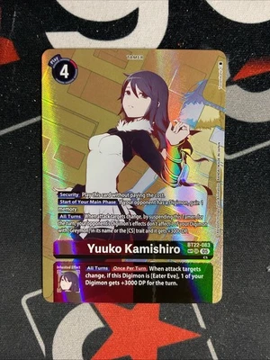 Digimon TCG Yuuko Kamishiro #BT22-083- Special Alt Art- Cyber Eden - Image 1 of 4