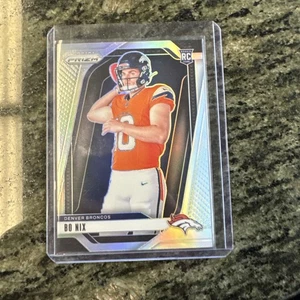 2024 Panini Prizm Bo Nix Silver Variation Rookie Card - Bild 1 von 10