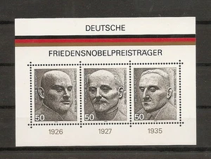 BRD 1975 BF 10 DEUTSCHE FRIEDENSNOBELPREISTRÄGER POSTFRISCH ** - Bild 1 von 1