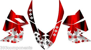 SKI DOO REV XP SNOWMOBILE SLED GRAPHICS DECAL Kit Canadian Pride Red - Picture 1 of 1