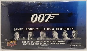 Upper Deck 007 James Bond Villans and Henchmen Hobby Box (18 paquetes por caja) SELLADO - Imagen 1 de 2