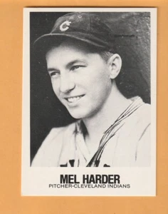 Mel Harder Cleveland Indians 1977-84 Galasso Greats #81 Omaha Nebraska 9C - Imagen 1 de 2
