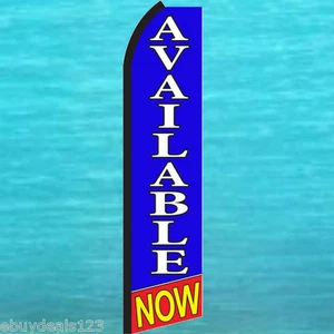 AVAILABLE NOW SWOOPER FLAG Tall Flutter Feather Vertical Advertising Sign Banner - Picture 1 of 5
