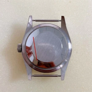 Watch Accessories 36mm Acrylic Mirror Stainless Steel Case For NH35/36 Movement - Photo 1 sur 4