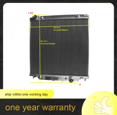 3ROW Aluminum Radiator For 2005- 2007 Ford F-250 F-350 F-550 Super Duty 6.0/6.8L Foto 1 de 4