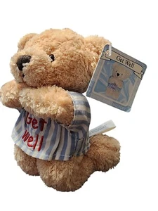 Praying On Knees Get Well Greeting Teddy Bear New With Tags Please Read Descript - Picture 1 of 16