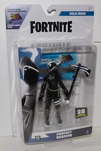 Figura de acción Fortnite Solo Mode PERFECT SHADOW 4" con envoltura de alas de cristal 2022 NUEVA - Imagen 1 de 7