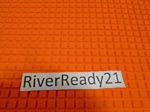 Orange Hydro Turf Small Roll Sheet Waffle 13×40 sup jetski 440 550 bottom mat - Picture 1 of 1