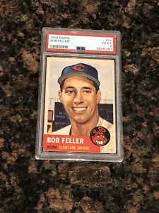 1953 Topps Bob Feller #54 Baseball Card PSA 4 - Picture 1 of 2