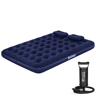 Bestway Luftbett Queen 203 x 152 x 22 cm inklusive Handpumpe - Bild 1 von 4