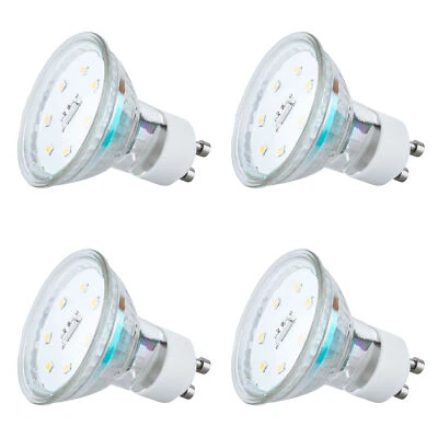 4x LED Lampe GU10 warmweiss 4W / 30W Leuchtmittel Strahler Spot 230V SEBSON - Bild 1 von 4