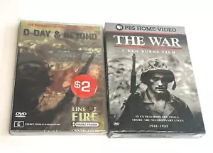 The War: A Ken Burns Film 1941-1945 (6-Disc Set) & D-Day & Beyond - New & Sealed - Picture 1 of 9