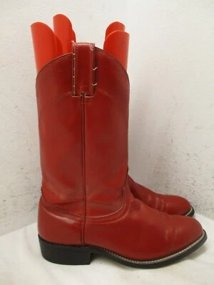 Botas de Vaquero LAREDO Roper de Cuero Rojo para Mujer Talla 6.5 M Estilo 6917 EE. UU. Foto 1 de 4