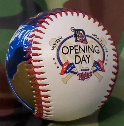 1999 MINNESOTA TWINS OPENING DAY MLB BASEBALL ⚾️ VINTAGE TIGERS STATIUM FINAL ++ Cover