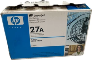 HP 27A Genuine Black Toner Cartridge C4127A for HP LaserJet 4000 4050 - Picture 1 of 1