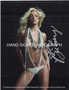 BRITNEY SPEARS AUTOGRAFO 8 1/2 X 11 FOTO A COLORI / COA - Foto 1 di 2