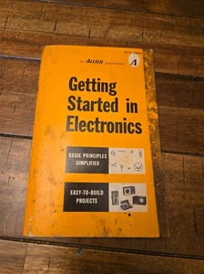 1965 Allied Radio Getting Started In Electronics Book 2nd Printing / Edition - Imagen 1 de 6