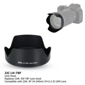 Wendbare Objektivhaube für Canon RF 24-240 mm f/4-6,3 IS USM auf EOS R RP als EW-78F - Bild 1 von 12