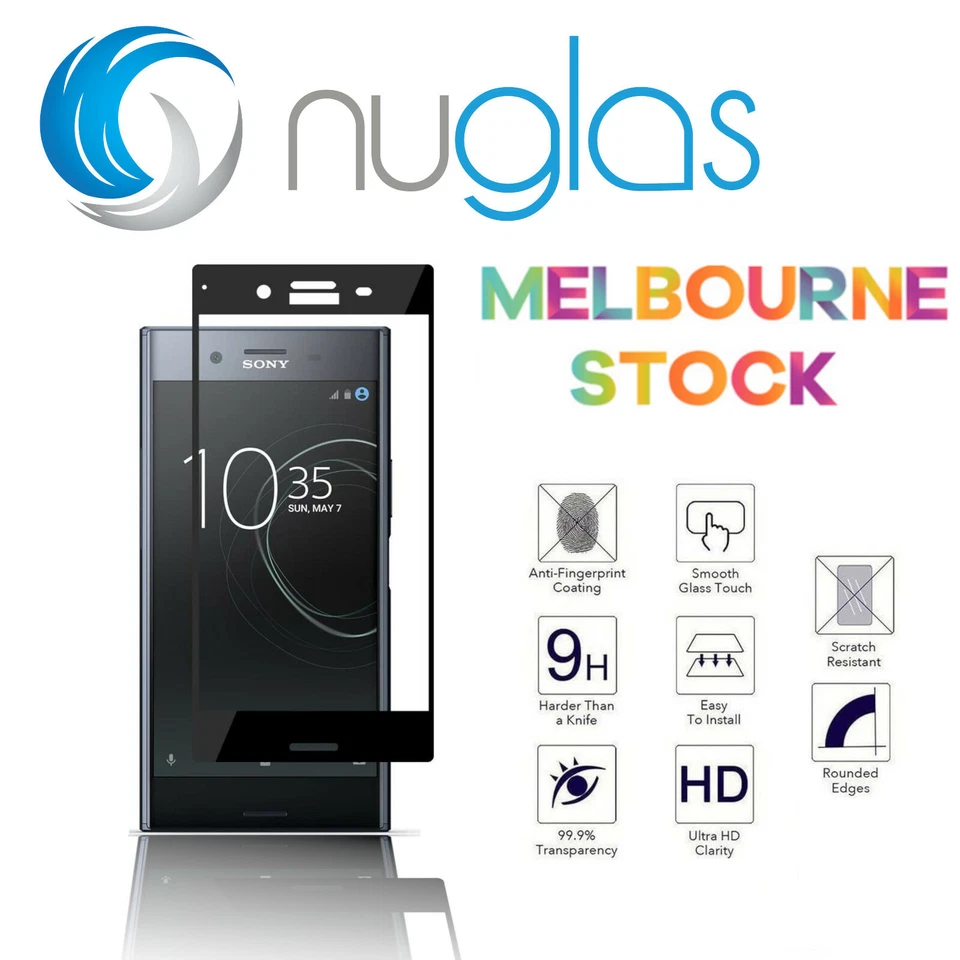 Nuglas 3D for Sony Xperia XA1 XA2 Ultra XZ1 XZ2 Compact Premium Screen Protector - image 1 of 4