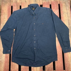 Chaps by Ralph Lauren - Vintage L/S Casual Shirt, Dark Blue - Size 16 / Large - Picture 1 of 10
