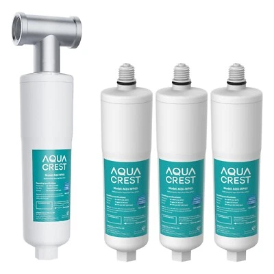 AQUA CREST AP431 Whole House Scale Inhibitor Water System, with 3 filters - Image 1 of 4