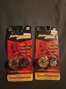 Street Fighter II Turbo Spin Fighters Unopened 1993 Top E HONDA And RYU Ban Dai - Picture 1 of 2
