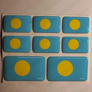 Autocollant Palaos Drapeau 3D Résine Adhésif Relief Autocollants Palaos Voiture - Imagen 1 de 1
