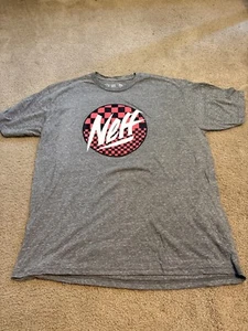 NEFF T-shirt uomo semplice logo grafico manica corta grigio X-Large nuova senza etichette - Foto 1 di 5