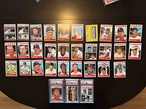 1964 Topps Baseball Detroit Tigers Team Set of 31 Cards Kaline LoLich Horton - Picture 1 of 4