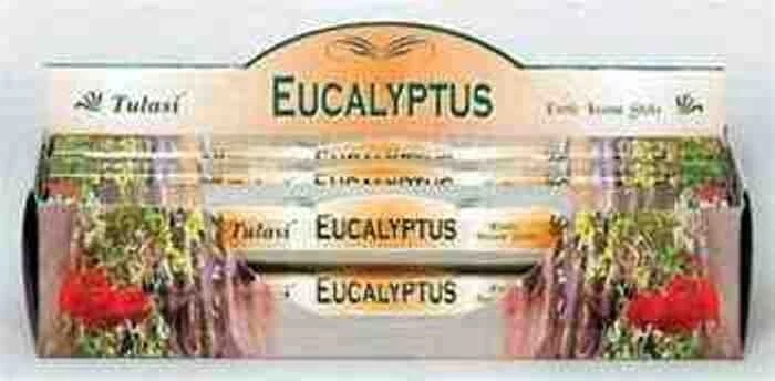 Tulasi 20 Stick Hex Pack Incense - Eucalyptus - Image 1 of 1