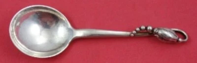 Blossom by Georg Jensen Sterling Silver Bouillon Soup Spoon with GI Mark 5 1/8" - Image 1 of 2