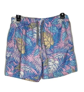 Boardies Herren Flair Palm Gr. M Badeshorts Hosen pastellrosa und blau Druck neu mit Etikett - Bild 1 von 6