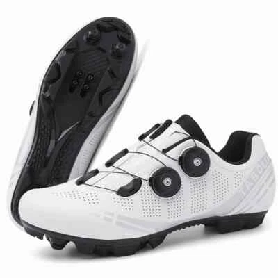 Zapatos de Ciclismo MTB Hombres Carbono Carreras Velocidad Bicicleta Carretera Botines Tenis de Montaña Foto 1 de 4