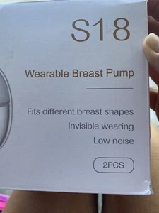 Gulanne S18 Wearable Electric Breast Pump Hands Free Chargeable - Picture 1 of 7