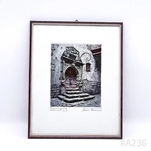 Original Radierung Rathausportal, Rothenburg von Hans Böhme | gerahmt  - Bild 1 von 17