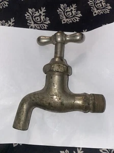 Antike Standard Schlaucharmatur, Zapfen ~ schönes Stück, funktionstüchtiger Zustand 1/2" Einlass - Bild 1 von 6
