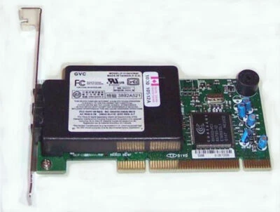 GVC F-1156IV/R9F Phone-Fax Modem Card  - Image 1 of 2