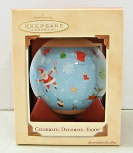 CELEBRATE, DECORATE, ENJOY! ~2003 HALLMARK KEEPSAKE ORNAMENT - Picture 1 of 6