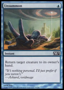 MTG 2x UNSUMMON EXC - CONTROEVOCAZIONE - M12 - MAGIC - Imagen 1 de 1