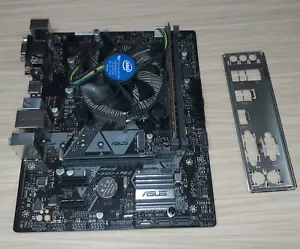 Asus H310M-A R2.0 MicroATX Motherboard Intel I/O Shield i5-9400 & 8GB DDR4 Ram - Picture 1 of 2