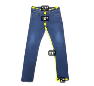 Jeans Edwin ED-88 ajustados rectos W34 L31 denim - Imagen 1 de 5