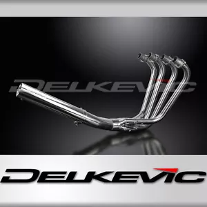 Kawasaki Zephyr ZR750C 1991-94 Complete Exhaust 4-1 Stainless Straight Muffler - Foto 1 di 5
