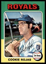 1975 TOPPS COOKIE ROJAS KANSAS CITY ROYALS #169