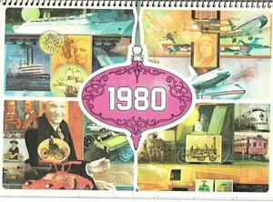 1980 Appointment Calendar, Lots of great pictures! Transportation pictures. - Picture 1 of 12