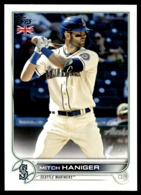 2022 Topps UK Edition #104 Mitch Haniger Seattle Mariners - Image 1 of 2