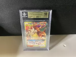 Pokemon Japanese Charizard & Braixen GX #3 Cosmic Eclipse Clash BGS 10 PRISTINE - Picture 1 of 1