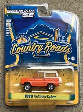 Greenlight Country Roads 1976 Ford Bronco Explorer Green Machine